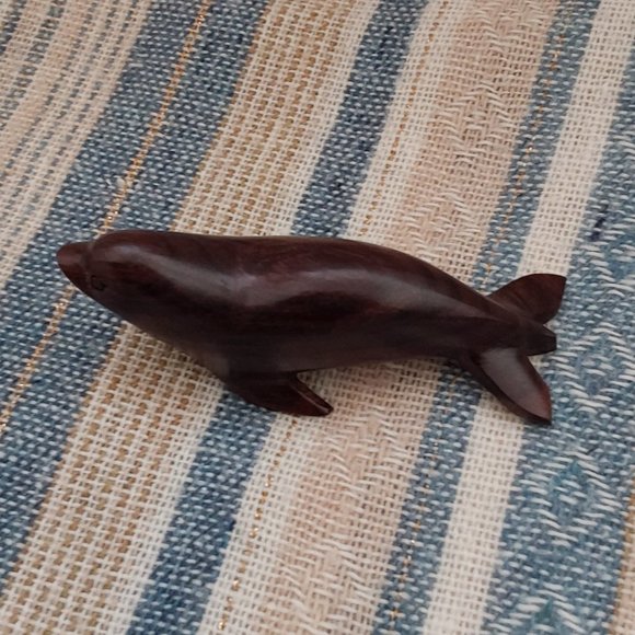 Vintage Hand Carved Wooden‎ Balanced Seal - Picture 16 of 16